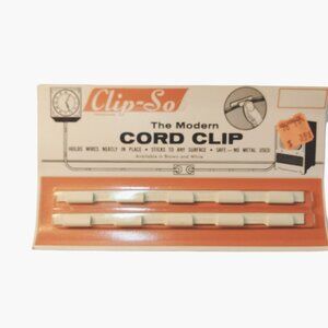 Clip So Modern Cord Clip Wire Holder Vintage Mid Century Stage Prop